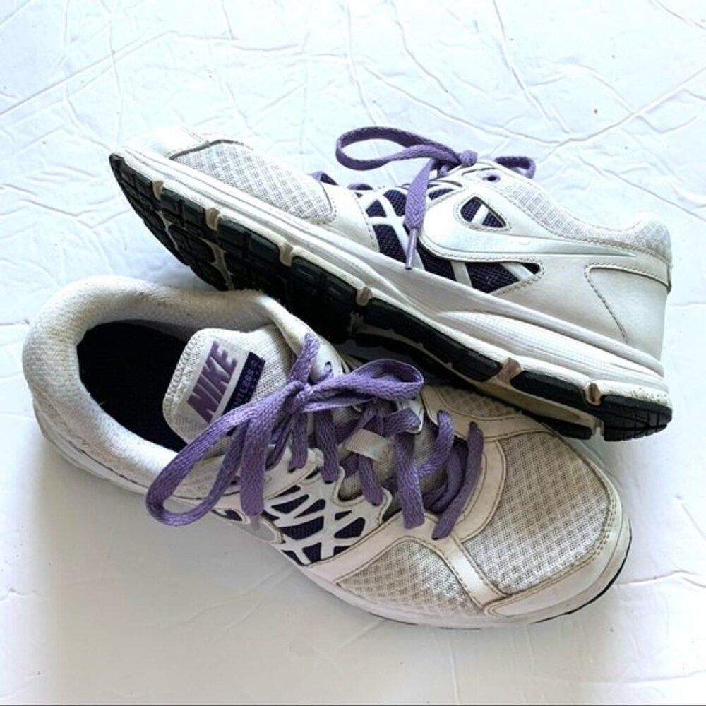 Nike Air Relentless 2 Women's Running Shoes Size 9 White & Purple (512083-145)